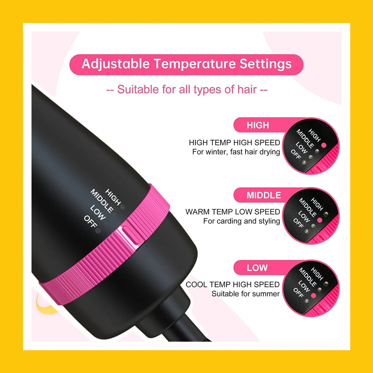 3 in 1 Hair Dryer , hair straightner and hair curler