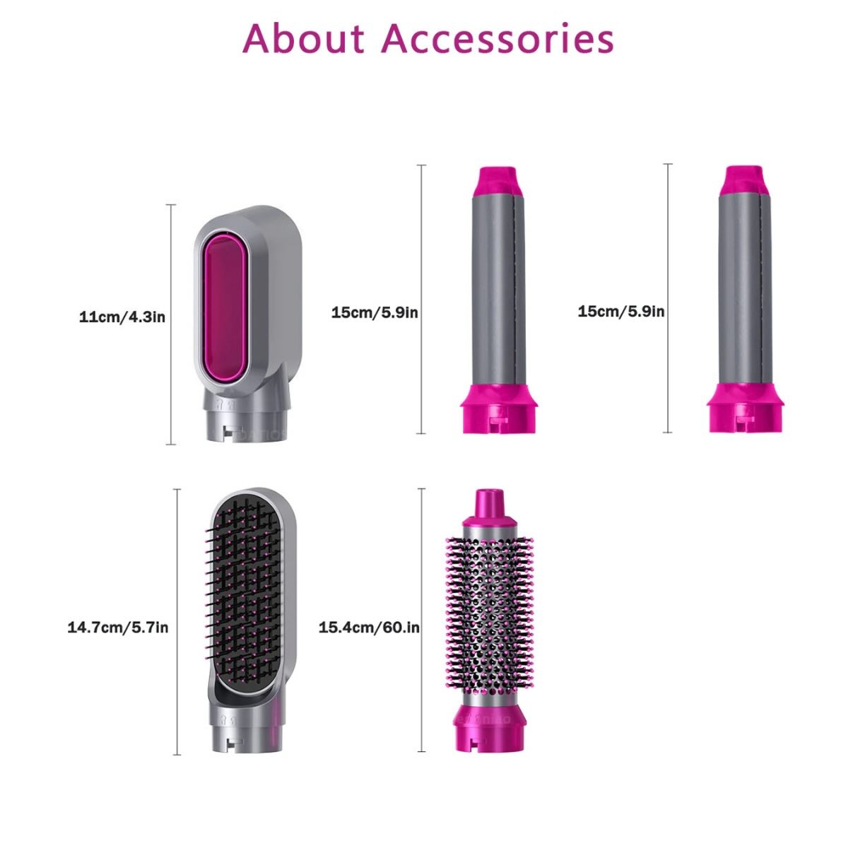 5 in 1 Electric Hair Dryer Brush Kit | Blow Dryer, Straightener, Curler & Volumizer Styling Tool