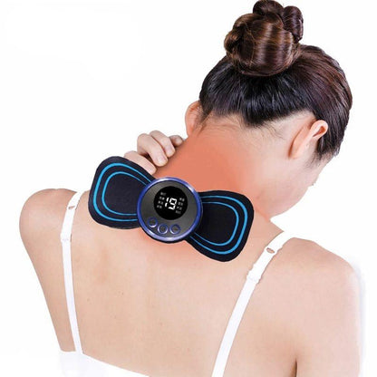 EMS Mini Portable Electric Neck, Back & Body Pain Relief Massager