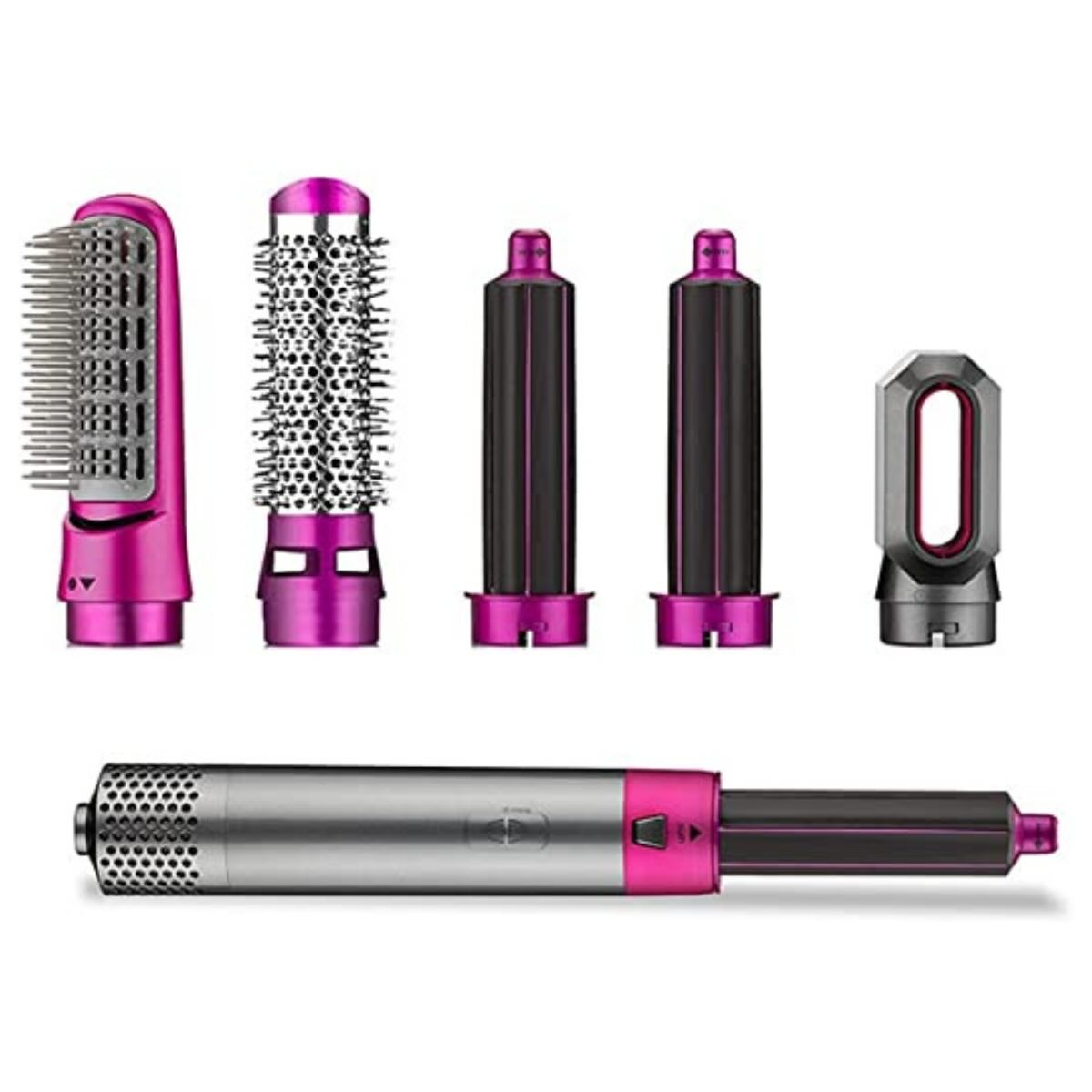 5 in 1 Electric Hair Dryer Brush Kit | Blow Dryer, Straightener, Curler & Volumizer Styling Tool