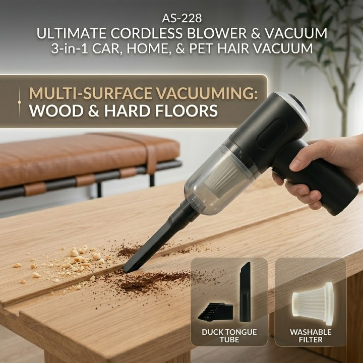 3-in-1 Pro Car & Home Vacuum