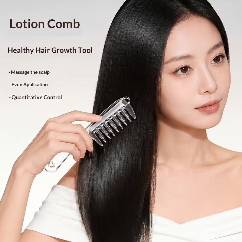 Crystal Scalp Liquid Comb – Hair Oil & Serum Applicator Massage Brush