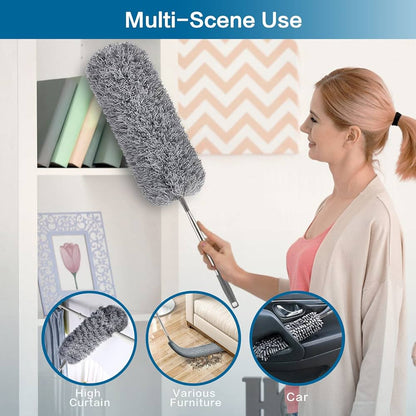 Extendable Microfiber Duster Long Reach Ceiling & Window Cleaner