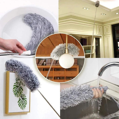Extendable Microfiber Duster Long Reach Ceiling & Window Cleaner