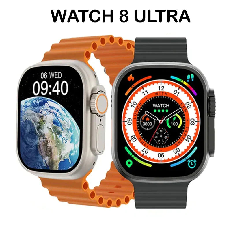 Y80 Ultra Smart Watch With 8 Straps 2.02inch Special Package Smartwatch